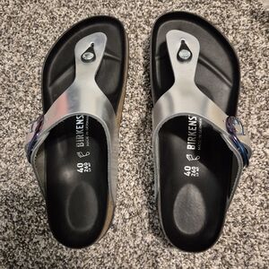 Birkenstock Gizeh Silver